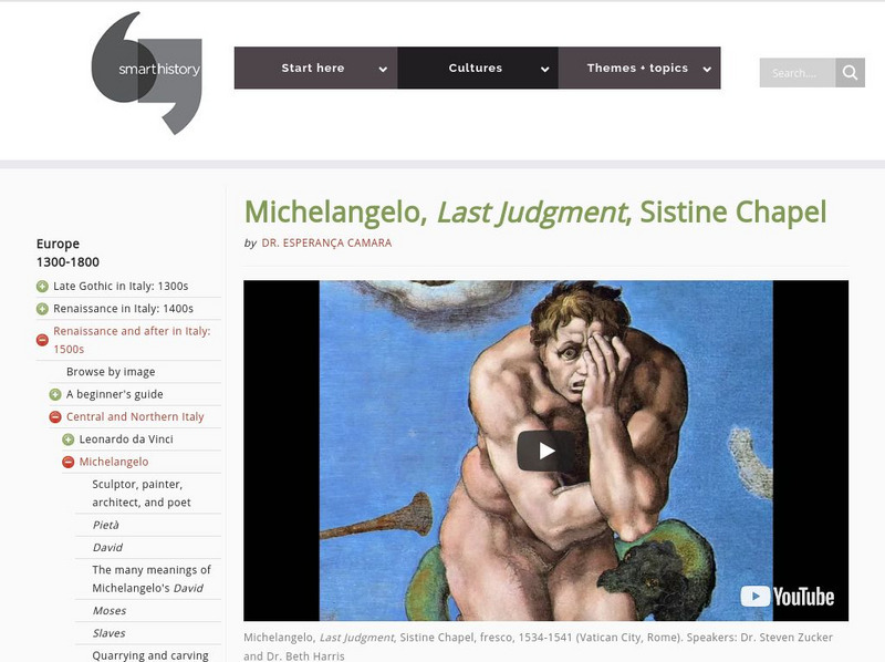 Smarthistory: Michelangelo: Last Judgment: Sistine Chapel Website Smarthistory: Michelangelo: Last Judgment: Sistine Chapel Website