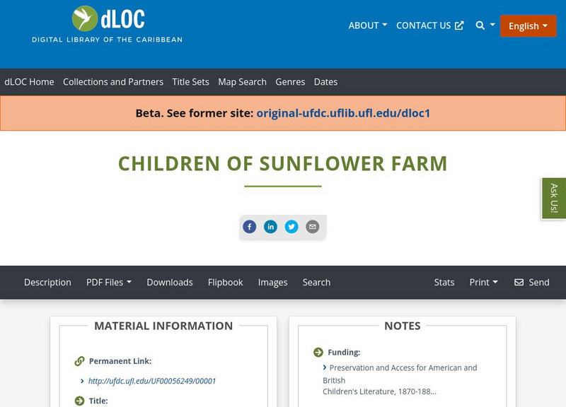 Baldwin Library: The Children of Sunflower Farm by Fredrick Warne and Co. Primary