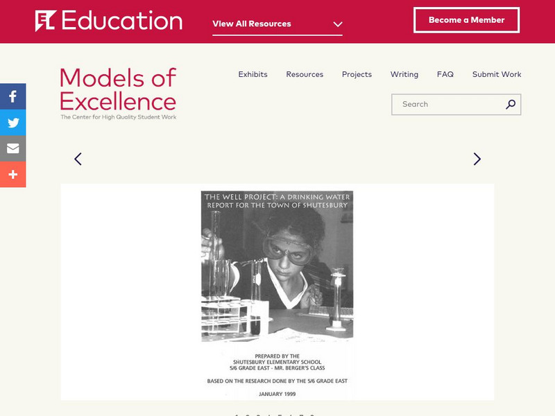 El Education: The Well Project: A Drinking Water Report Unknown Type El Education: The Well Project: A Drinking Water Report Unknown Type