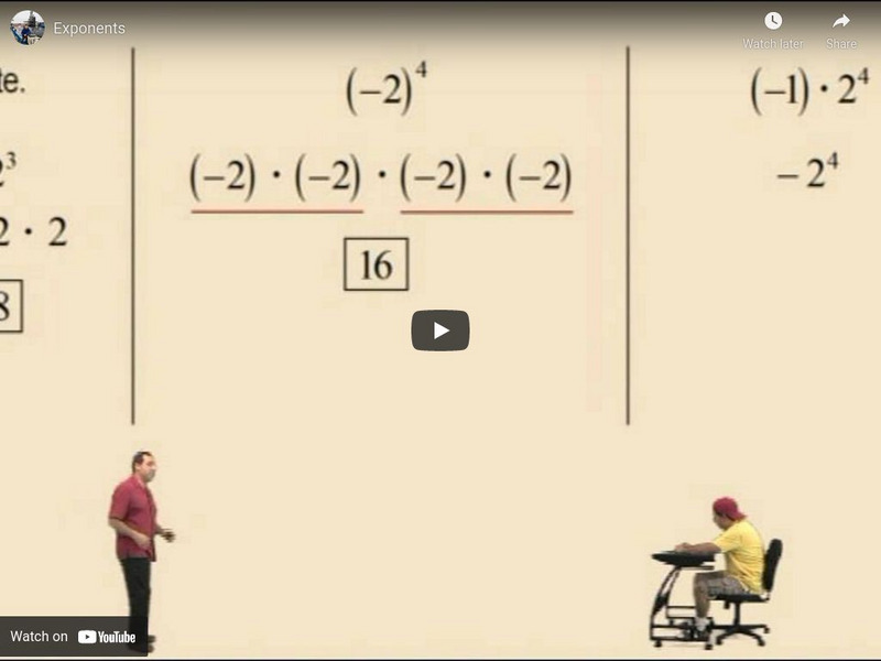 Algebra2go: Exponents Instructional Video Algebra2go: Exponents Instructional Video