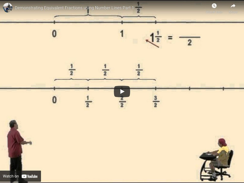 Algebra2go: Demonstrating Equivalent Fractions Using Number Lines Part 1 Instructional Video Algebra2go: Demonstrating Equivalent Fractions Using Number Lines Part 1 Instructional Video