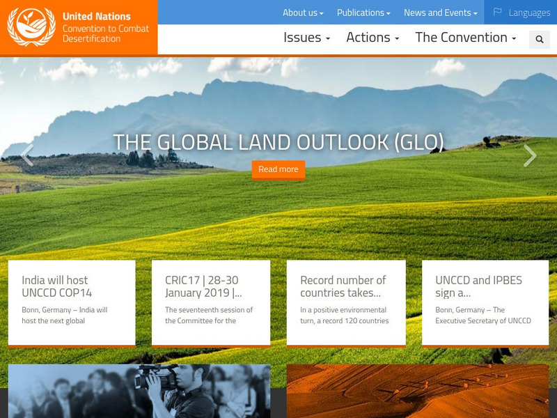 United Nations Convention to Combat Desertification Website United Nations Convention to Combat Desertification Website