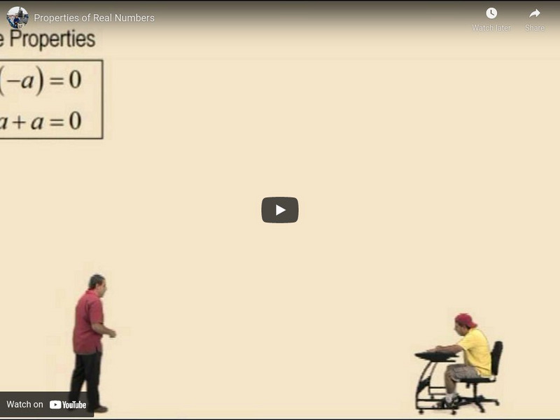 Algebra2go: Properties of Real Numbers Instructional Video Algebra2go: Properties of Real Numbers Instructional Video