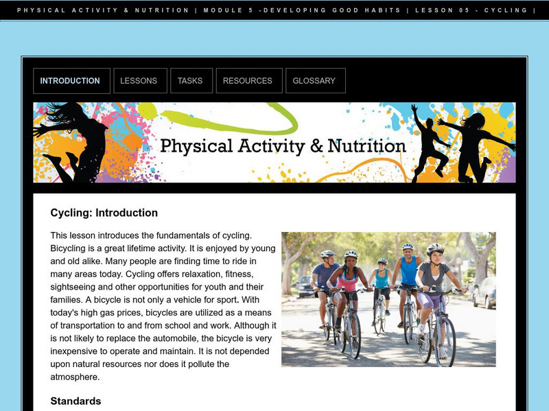 Do Dea: Cycling Lesson Plan Do Dea: Cycling Lesson Plan