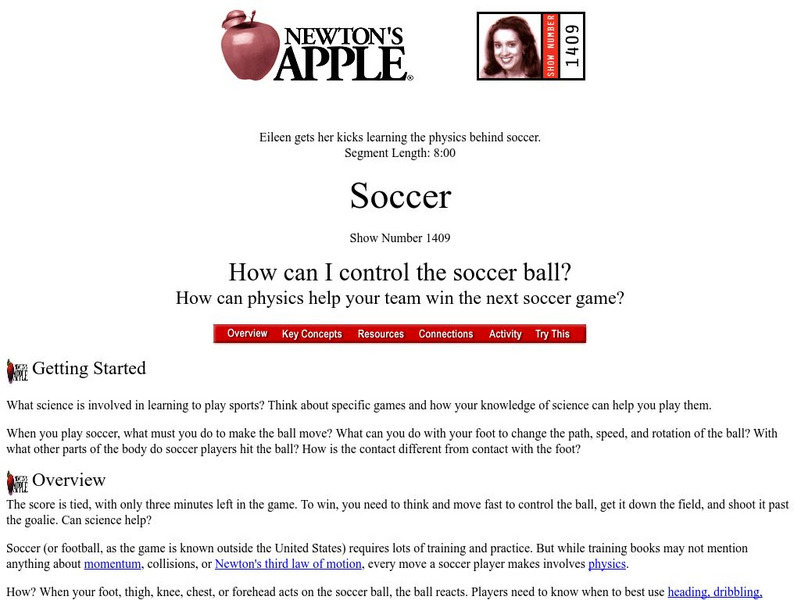 Newton's Apple: Soccer Activity