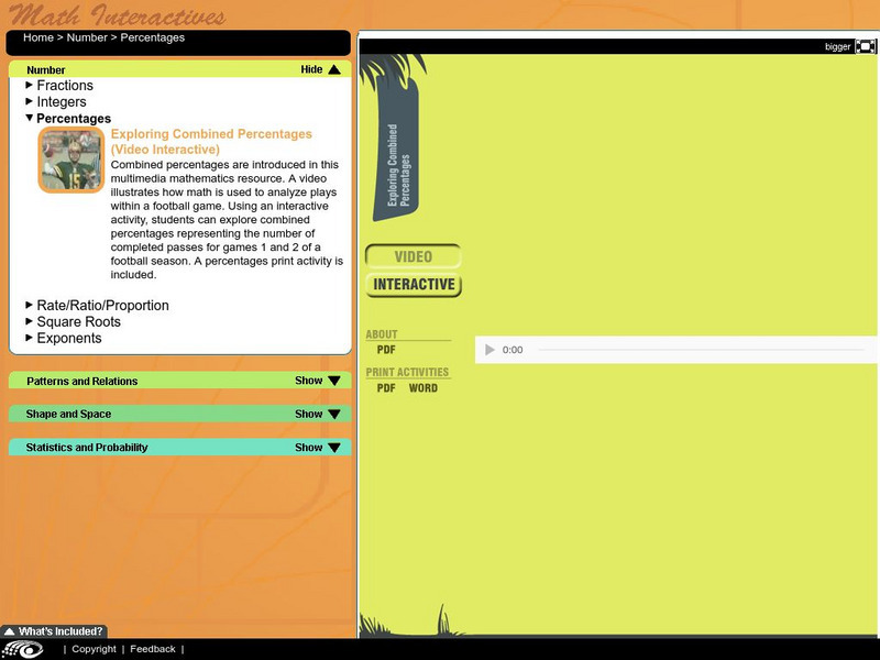 Learn Alberta: Exploring Combined Percentages Interactive Learn Alberta: Exploring Combined Percentages Interactive