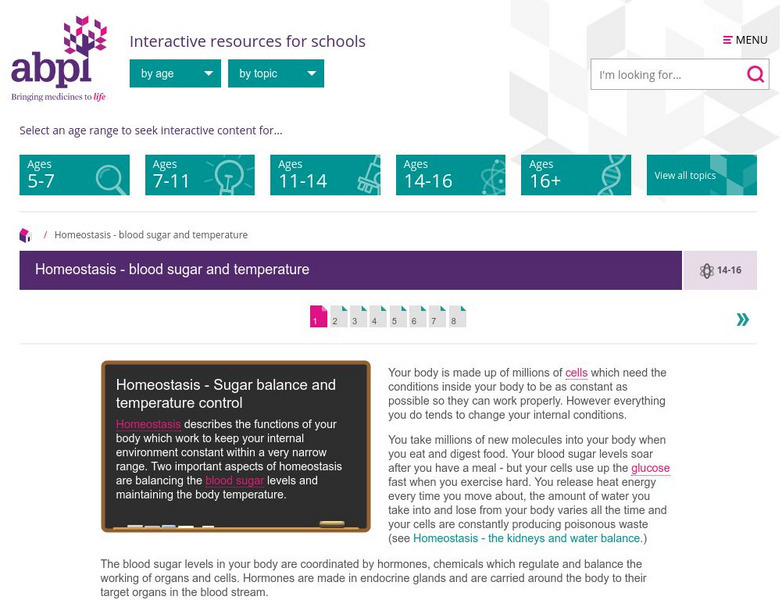 Abpi: Homeostasis: Blood Sugar and Temperature Unit Plan Abpi: Homeostasis: Blood Sugar and Temperature Unit Plan