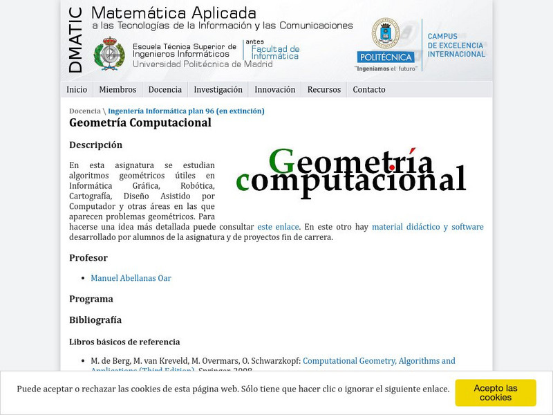 Dma: Geometria Computacional Graphic