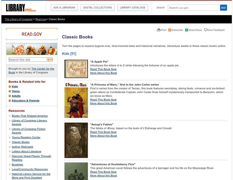 Library of Congress: Classic Books eBook Library of Congress: Classic Books eBook