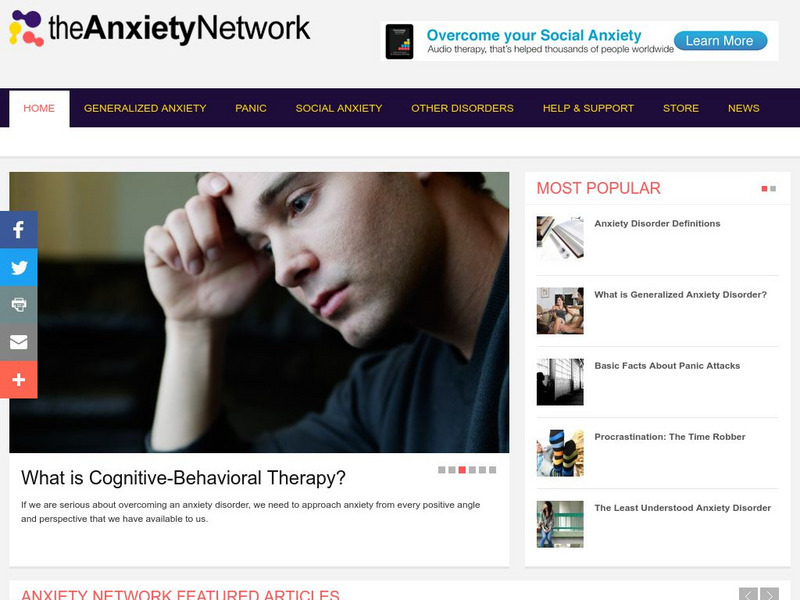 The Anxiety Network Website The Anxiety Network Website