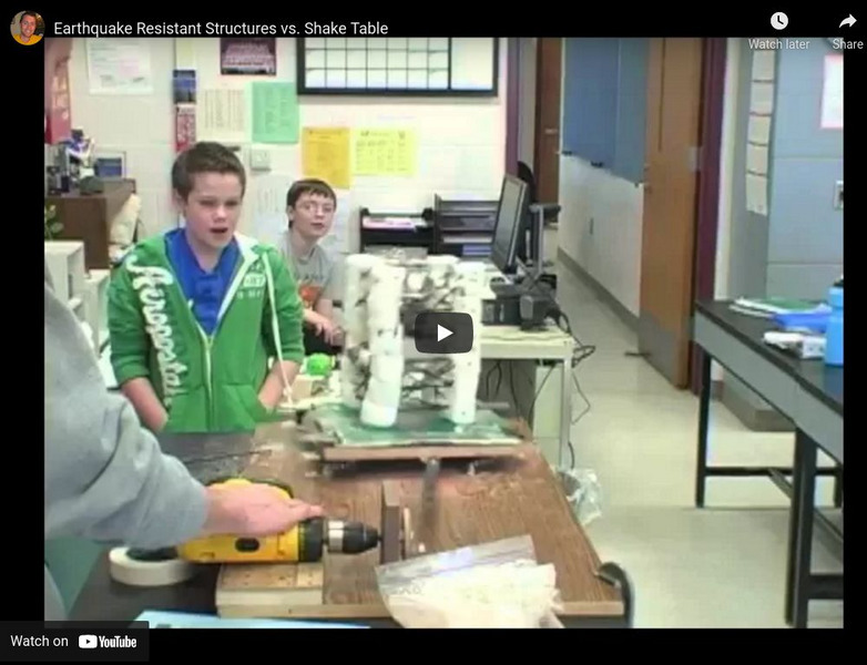 Earthquake Resistant Structures vs. Shake Table Instructional Video Earthquake Resistant Structures vs. Shake Table Instructional Video