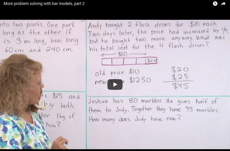 Math Mammoth: More Problem Solving With Bar Models, Part 2 Instructional Video Math Mammoth: More Problem Solving With Bar Models, Part 2 Instructional Video