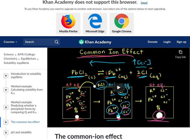 Khan Academy: Small X Approximation for Large Kc Instructional Video Khan Academy: Small X Approximation for Large Kc Instructional Video