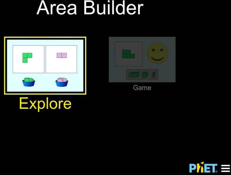 University of Colorado: Ph Et Interactive Simulations: Area Builder Interactive