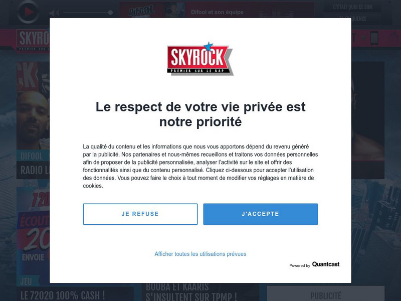Skyrock Website