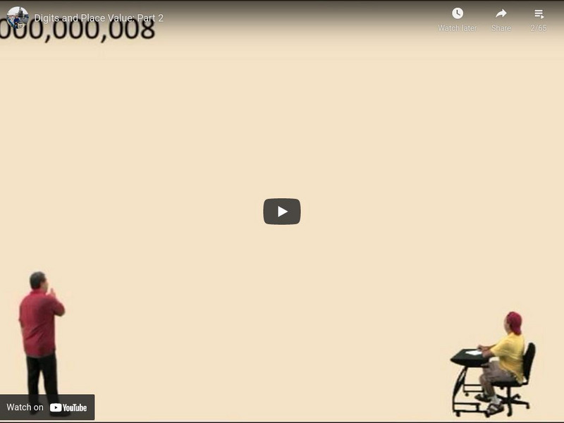 Algebra2go: Digits and Place Value: Part 2 Instructional Video Algebra2go: Digits and Place Value: Part 2 Instructional Video