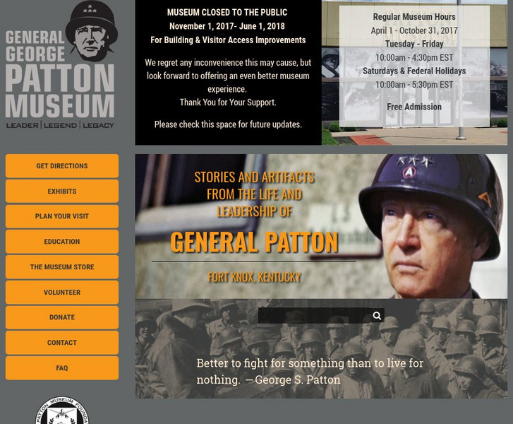 Patton Museum Foundation Website