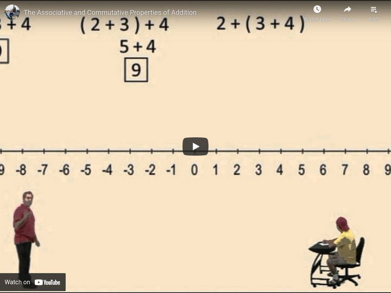 Algebra2go: The Associative and Commutative Properties of Addition Instructional Video