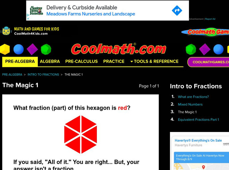 Coolmath: The Magic 1 Activity Coolmath: The Magic 1 Activity