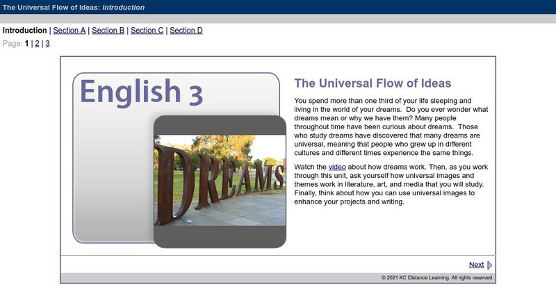 Do Dea: The Universal Flow of Ideas Unit Plan Do Dea: The Universal Flow of Ideas Unit Plan