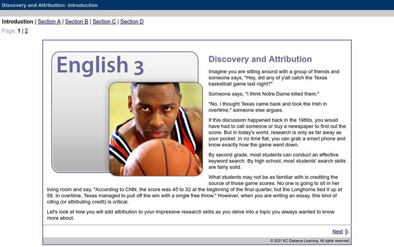 Do Dea: Discovery and Attribution Unit Plan Do Dea: Discovery and Attribution Unit Plan