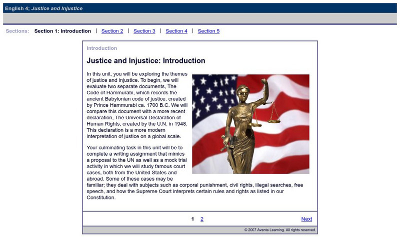 Do Dea: Justice and Injustice Unit Plan Do Dea: Justice and Injustice Unit Plan