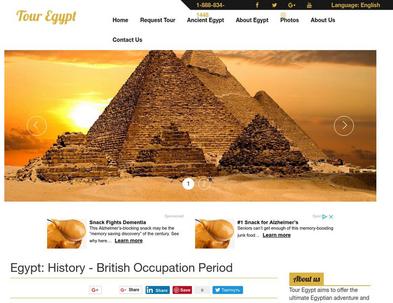 Tour Egypt: British Occupation Period Website Tour Egypt: British Occupation Period Website