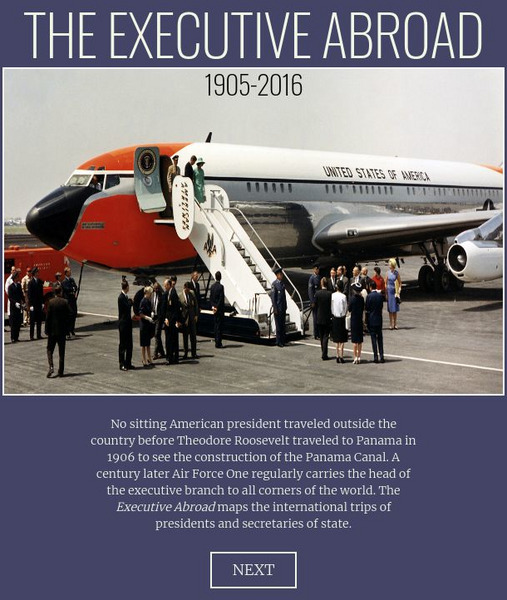 American Panorama: The Executive Abroad 1905 2016 Interactive
