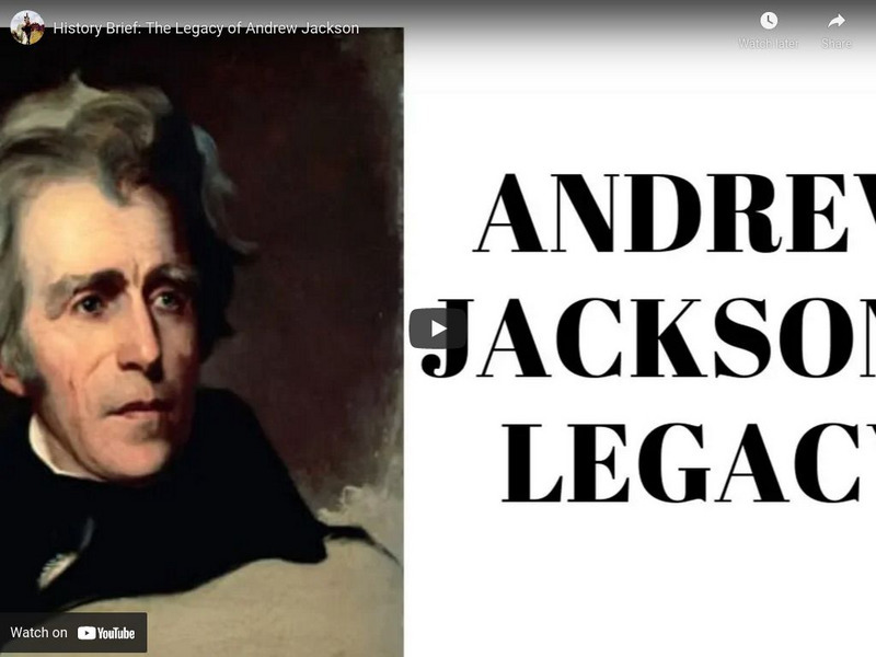 Reading Through History: Andrew Jackson's Legacy Instructional Video Reading Through History: Andrew Jackson's Legacy Instructional Video