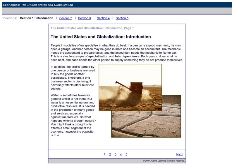 Do Dea: The United States and Globalization Unit Plan Do Dea: The United States and Globalization Unit Plan
