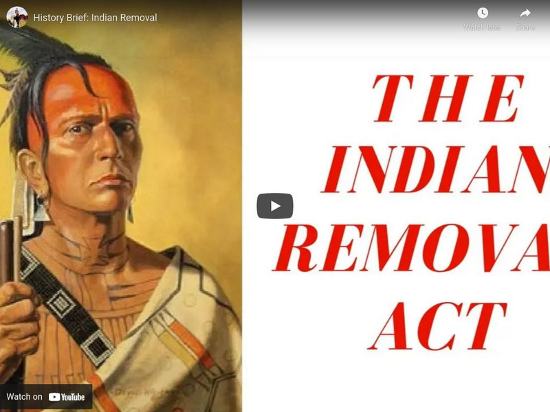 Reading Through History: The Indian Removal Act Instructional Video