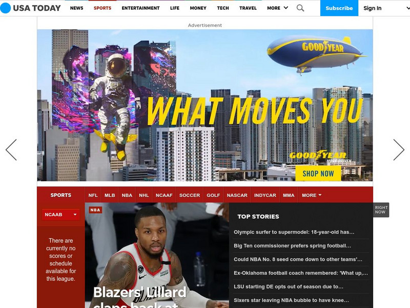 Usa Today: Sports Website Usa Today: Sports Website