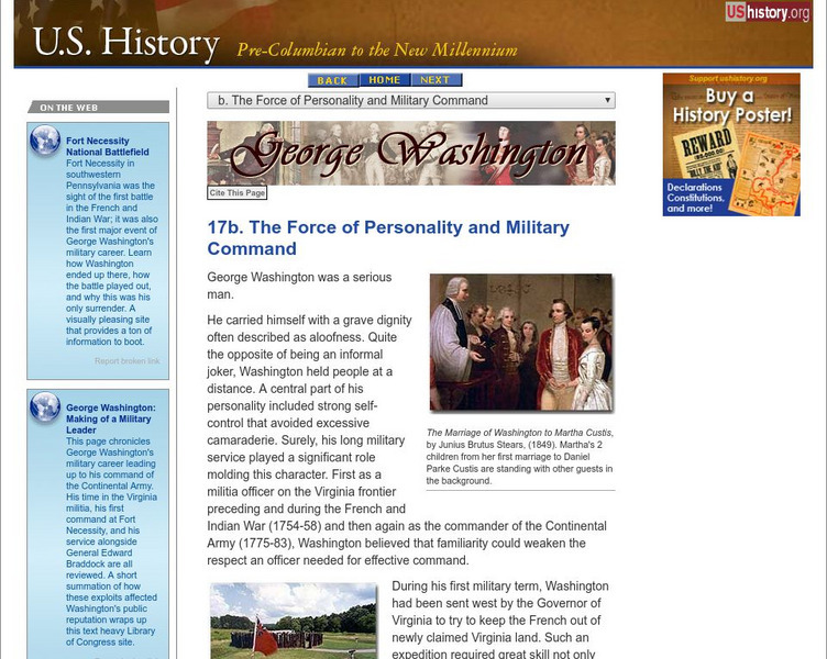 U.s. History: George Washington: The Force of Personality and Military Command eBook U.s. History: George Washington: The Force of Personality and Military Command eBook