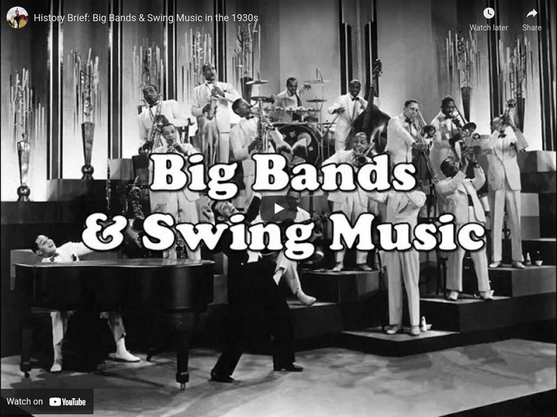 Reading Through History: History Brief: Big Bands & Swing Music in the 1930s Instructional Video