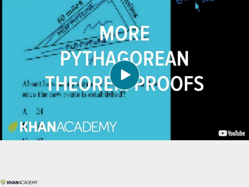 Khan Academy: Geometry: Ca Geometry: Pythagorean Theorem, Compass Constructions Instructional Video Khan Academy: Geometry: Ca Geometry: Pythagorean Theorem, Compass Constructions Instructional Video