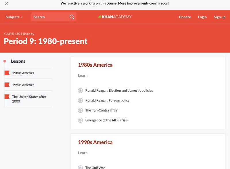 Khan Academy: Ap Us History: Period 9: 1980 Present eBook Khan Academy: Ap Us History: Period 9: 1980 Present eBook