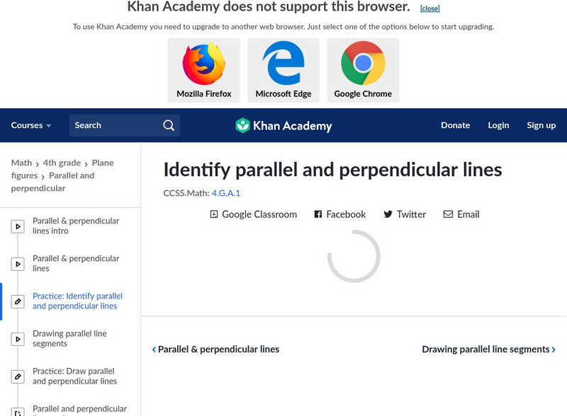 Khan Academy: Identify Parallel and Perpendicular Lines Unit Plan Khan Academy: Identify Parallel and Perpendicular Lines Unit Plan