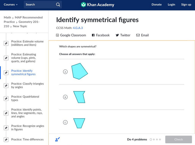 Khan Academy: Identify Symmetrical Figures Unit Plan Khan Academy: Identify Symmetrical Figures Unit Plan