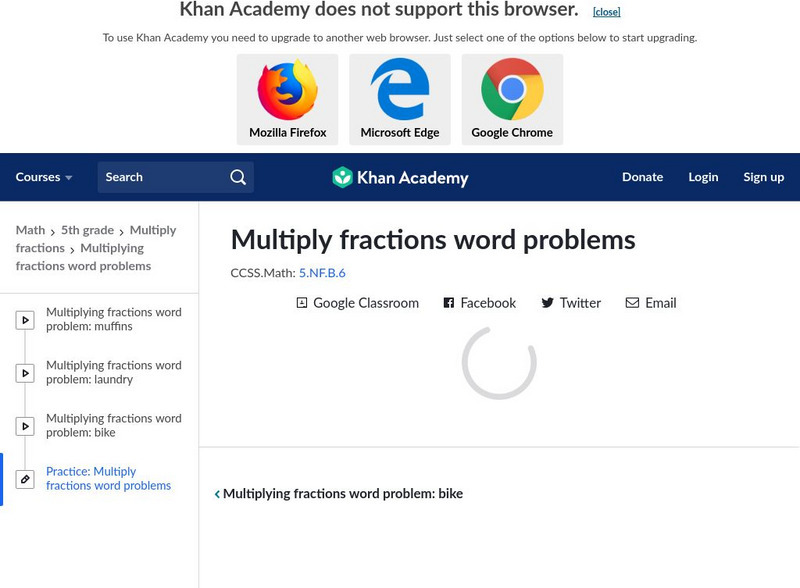 Khan Academy: Multiply Fractions Word Problems Unit Plan Khan Academy: Multiply Fractions Word Problems Unit Plan