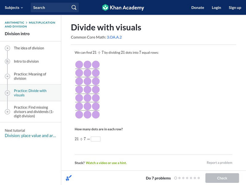 Khan Academy: Divide With Vsuals Unit Plan Khan Academy: Divide With Vsuals Unit Plan