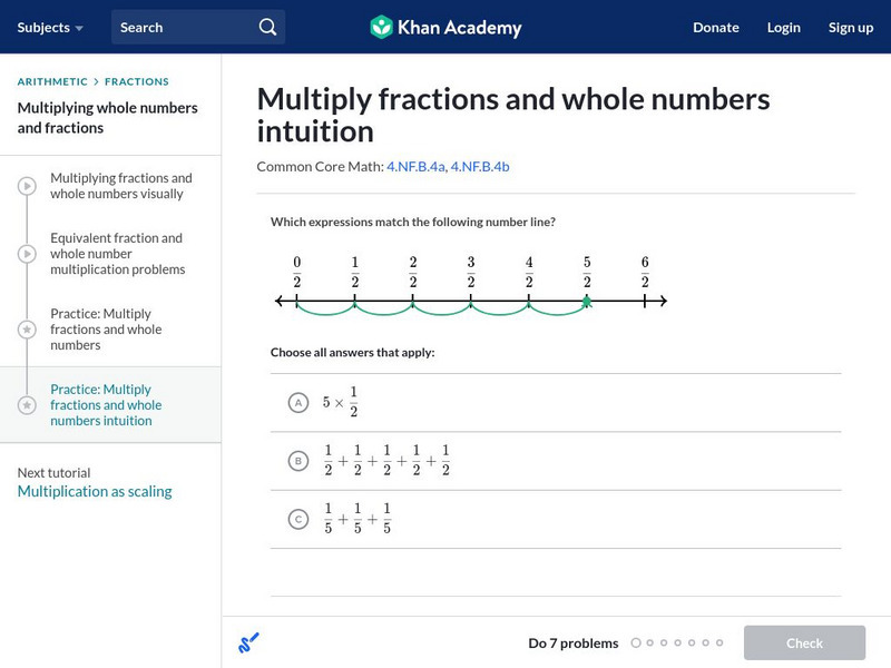 Khan Academy: Multiply Fractions and Whole Numbers 2 Unit Plan Khan Academy: Multiply Fractions and Whole Numbers 2 Unit Plan