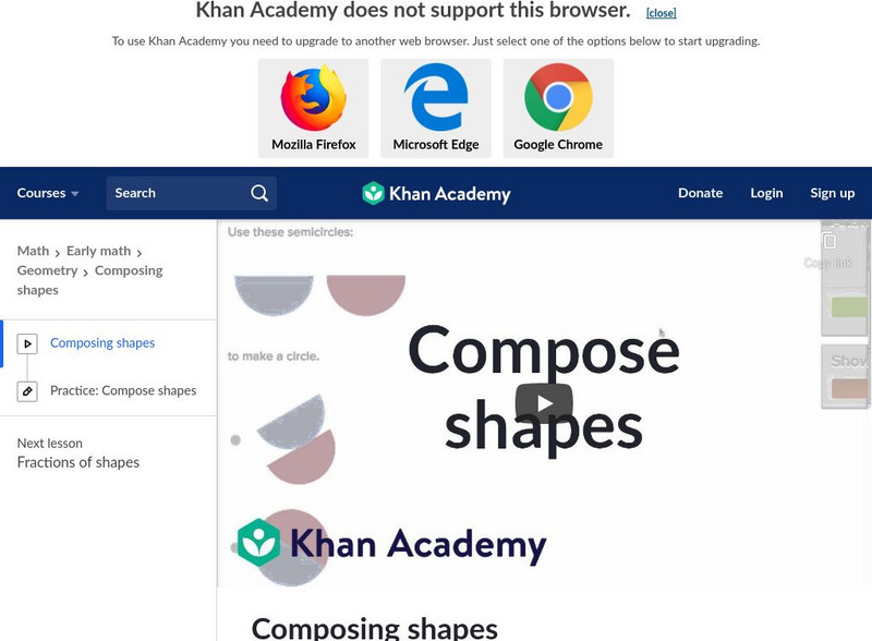 Khan Academy: Composing Shapes Instructional Video Khan Academy: Composing Shapes Instructional Video