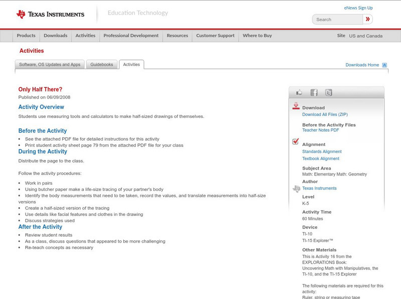 Texas Instruments: Only Half There? Activity