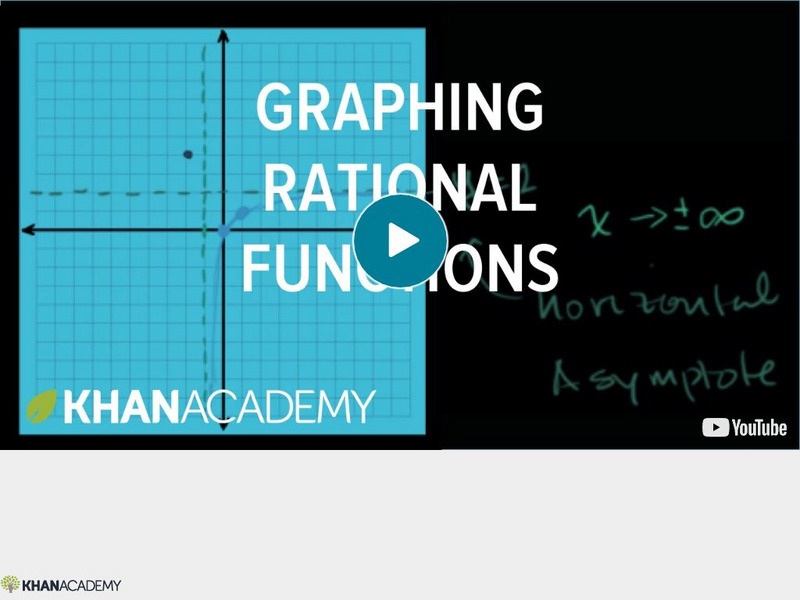 Khan Academy: Algebra Ii: Graphing Rational Functions 2 Instructional Video Khan Academy: Algebra Ii: Graphing Rational Functions 2 Instructional Video
