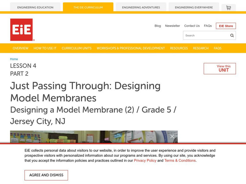 Ei E: Designing a Model Membrane (2) Instructional Video Ei E: Designing a Model Membrane (2) Instructional Video