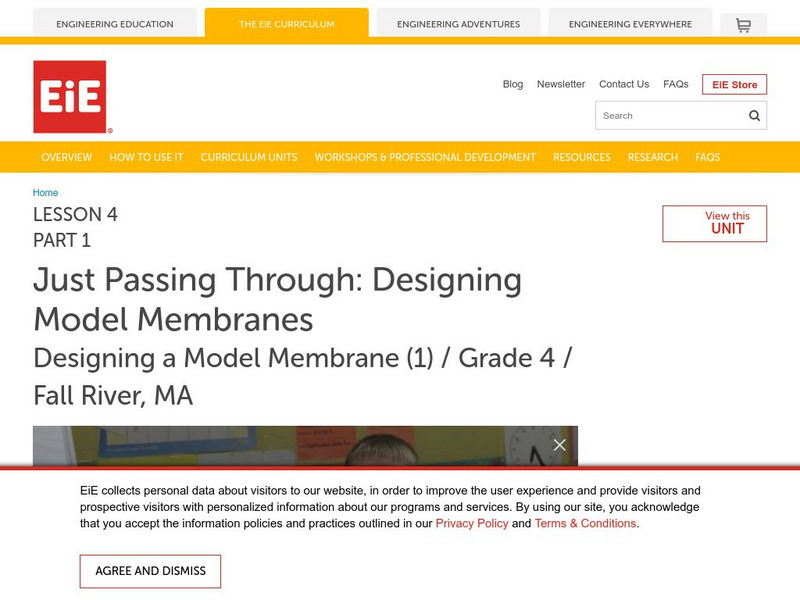 Ei E: Designing a Model Membrane (1) Instructional Video Ei E: Designing a Model Membrane (1) Instructional Video