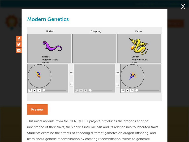 Concord Consortium: Stem Resources: Modern Genetics Interactive Concord Consortium: Stem Resources: Modern Genetics Interactive