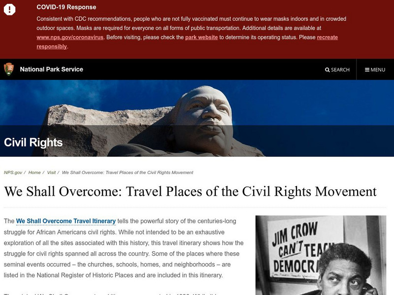 National Park Service: Travel Places of the Civil Rights Movement Website National Park Service: Travel Places of the Civil Rights Movement Website