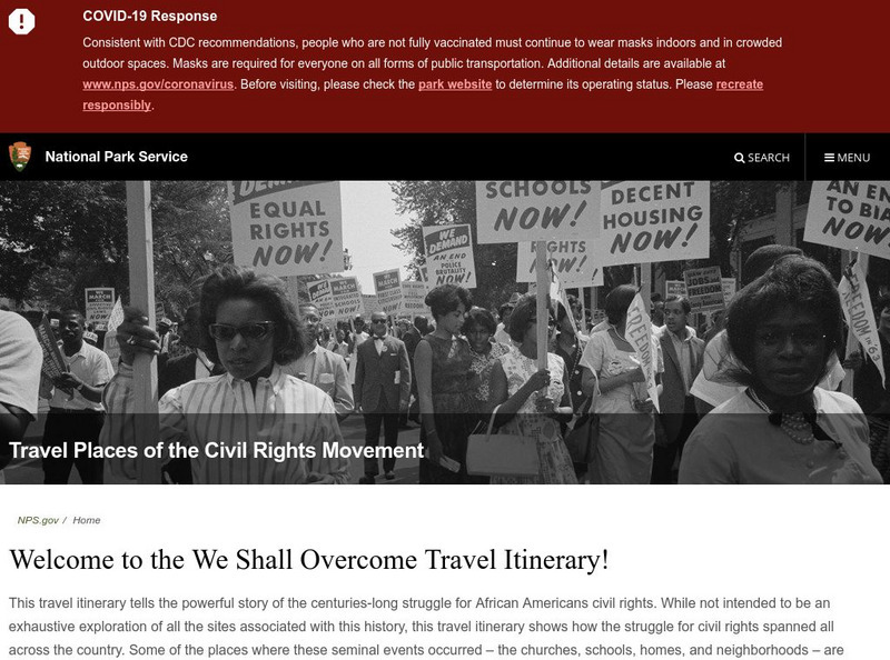 National Park Service: Travel Places of the Civil Rights Movement Website National Park Service: Travel Places of the Civil Rights Movement Website