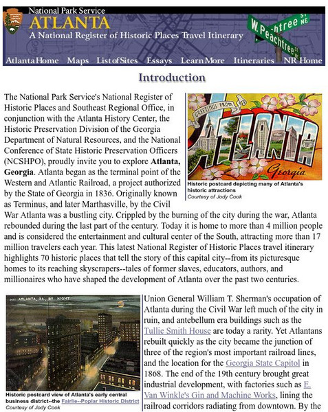 National Park Service: Atlanta: National Register of Historic Places Website National Park Service: Atlanta: National Register of Historic Places Website